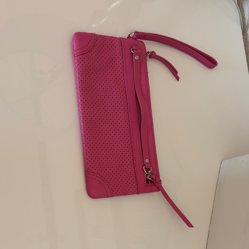 Banana Republic Fuchsia Wristlet Clutch